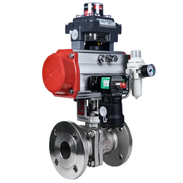 Pneumatic O Ball Metal Sealing Shut Off Valve ZPRY()