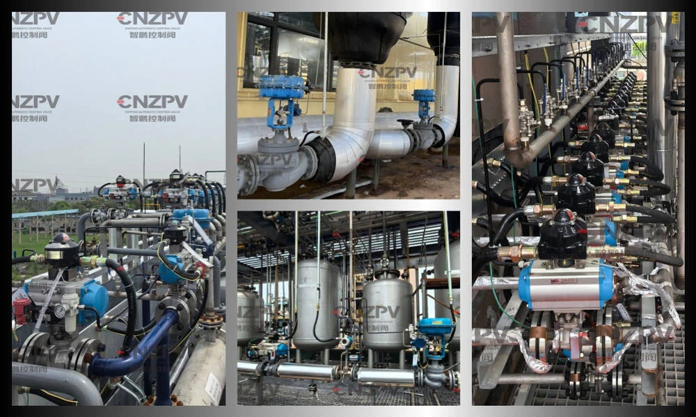 cnzpv control valves shut off ball valves customized solutions for inner mongolia chemical plant 1
