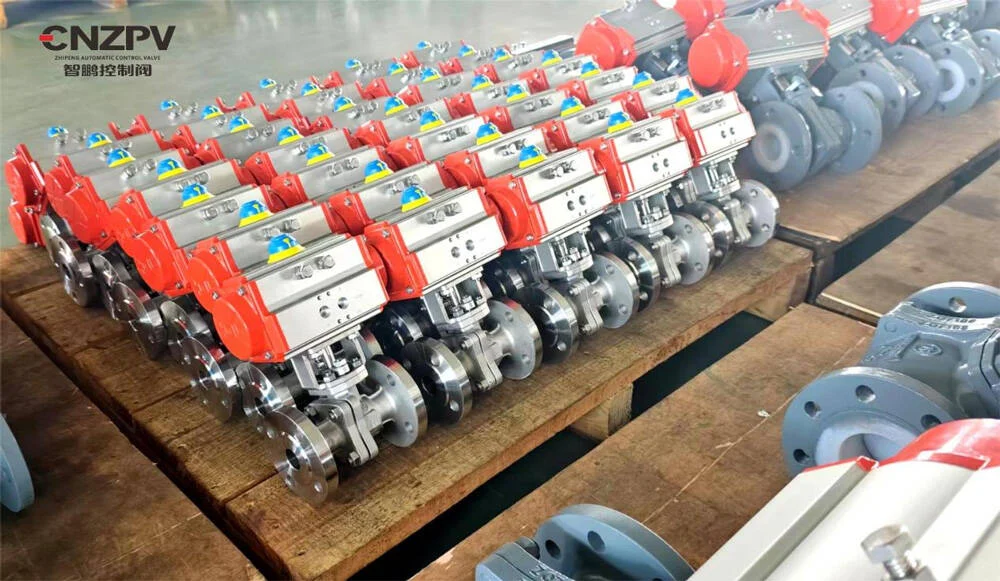 cnzpv control valves shut off ball valves customized solutions for inner mongolia chemical plant