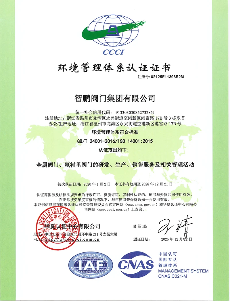 ISO Environmental Management System Certification CN